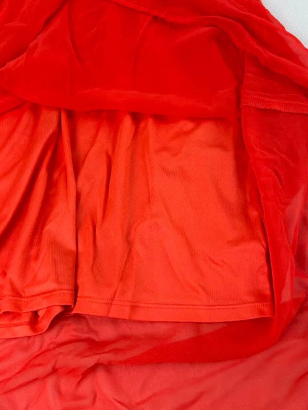Paper Doll Women’s Orange Sleeveless Hi-Low Women’s Midi Dress Size L - Picture 4 of 11